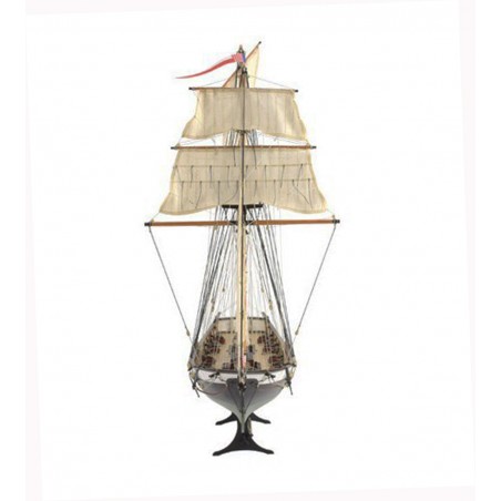 Goletta americana Harvey 1:60. Modello di nave in legno 23