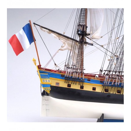 Frigate Hermione La Fayette 1/89. Wooden Model Ship