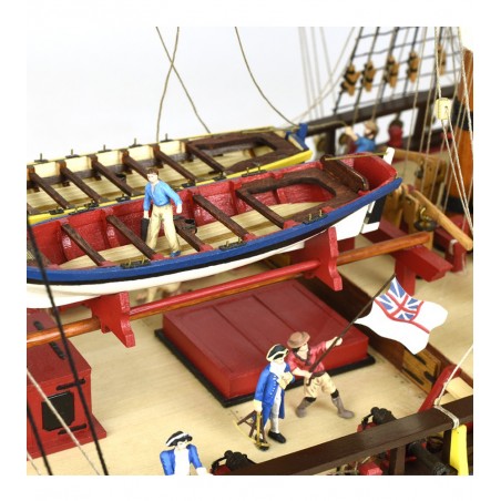 Nave HMS Endeavour 1/65. Modello di nave in legno