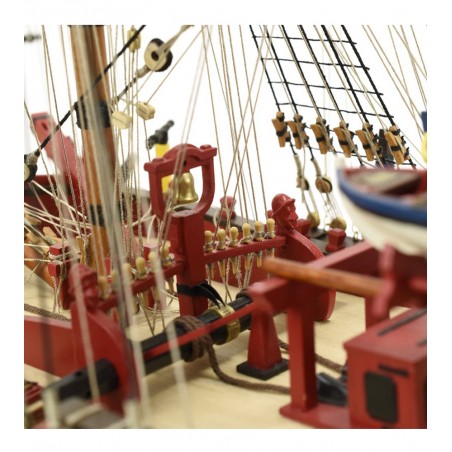 Navire HMS Endeavour 1:65. Maquette Bateau en Bois