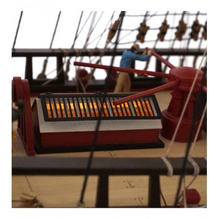 Navire HMS Endeavour 1:65. Maquette Bateau en Bois