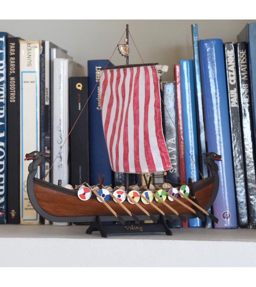 Drakkar Vikingschip. Geschenkpakket met Model,...