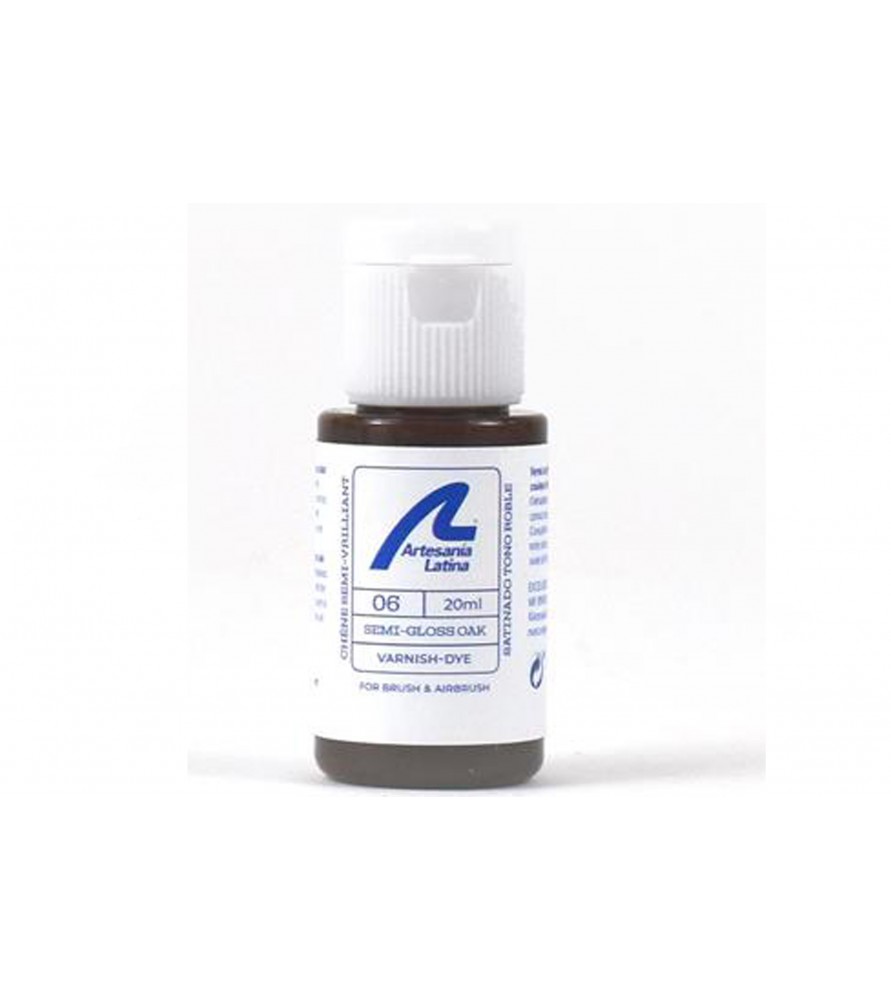 Pololesklý lak v odstínu dub (20 ml)