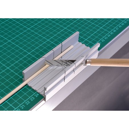 Eloxierte Aluminium-Gehrungslade