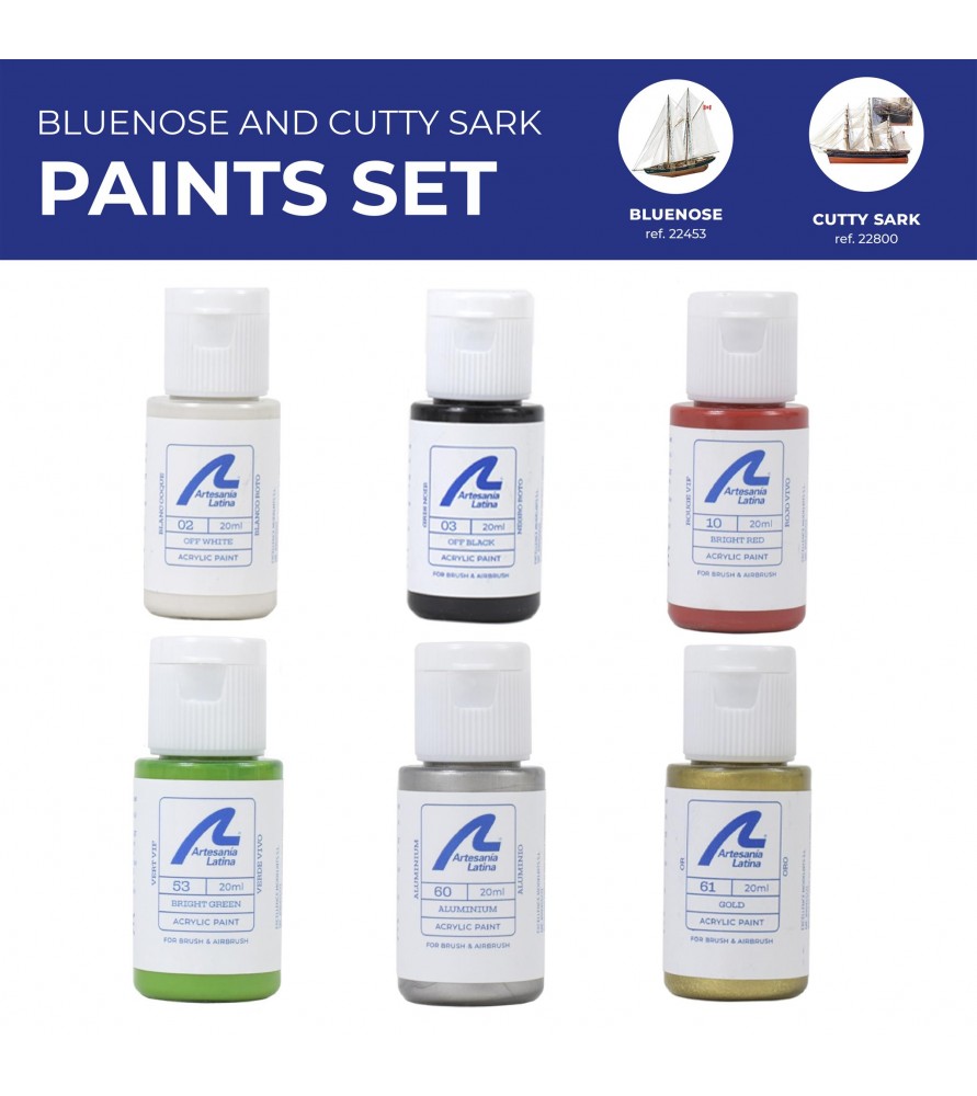 Pacote de pintura para maquetas: Navios...