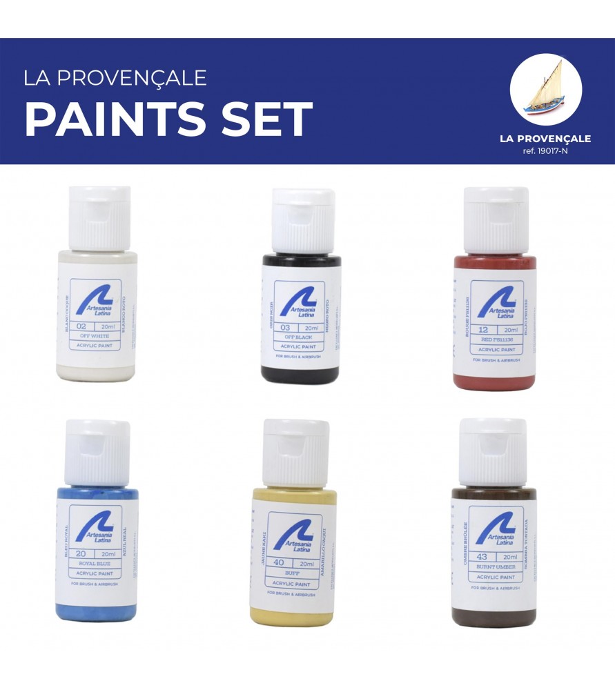 Paints Set for Ship Model: Fishing Boat La...