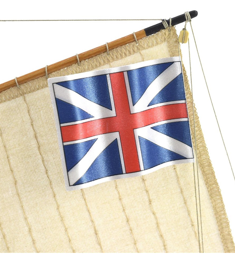 Bote HMS Bounty (Jolly Boat) 1:25. Modelo de navio em madeira 17