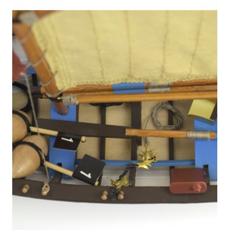 Doris Saint Malo 1:20. hölzernes Fischerboot Modell 13