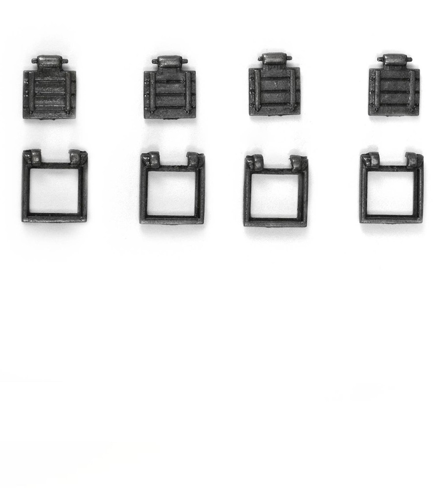 Telaio a cerniera con portapistola 8 x 8 mm (4...