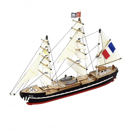 Easy Kit Navio-escola francês Belém 1:160. Modelo de navio com tintas e acessórios 1