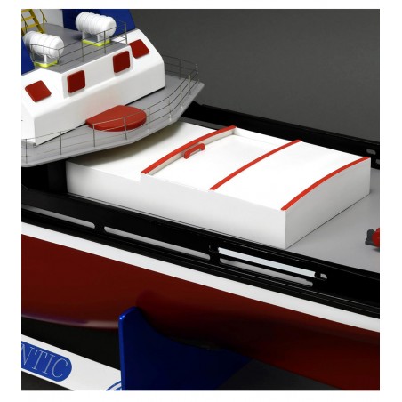 Tugboat Atlantic. 1:50 Wooden & ABS Navigable Model Ship Kit (Fit for R/C) 32