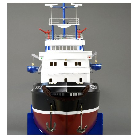 Rimorchiatore Atlantic 1:50. Modello di barca navigabile in legno e ABS (adatto per R/C) 8