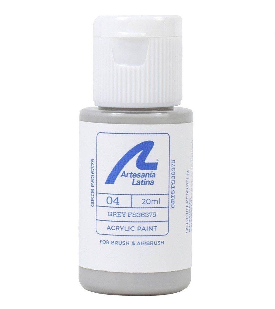 Verf op waterbasis: Grijs FS36375 (20 ml)