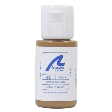 Barva na vodní bázi: Kakaově hnědá (20 ml)