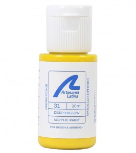 Vernice a base d'acqua: Giallo intenso (20 ml) 2