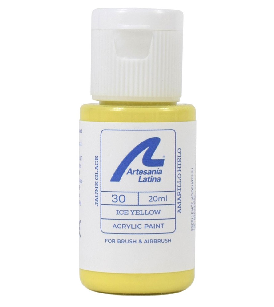 Vernice all'acqua: Giallo ghiaccio (20 ml)