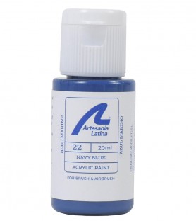 Barva na vodní bázi: námořnická modř (20 ml) 2