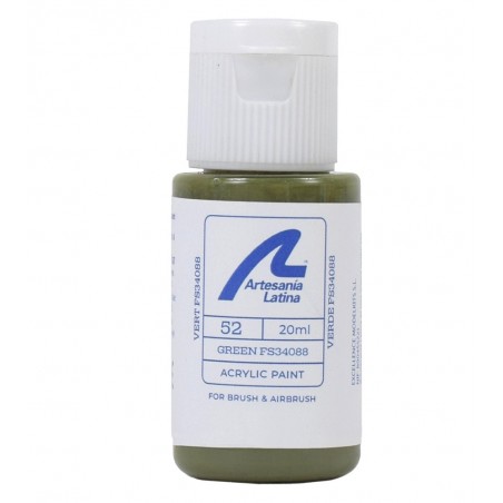 Verf op waterbasis: Groen FS34088 (20 ml)