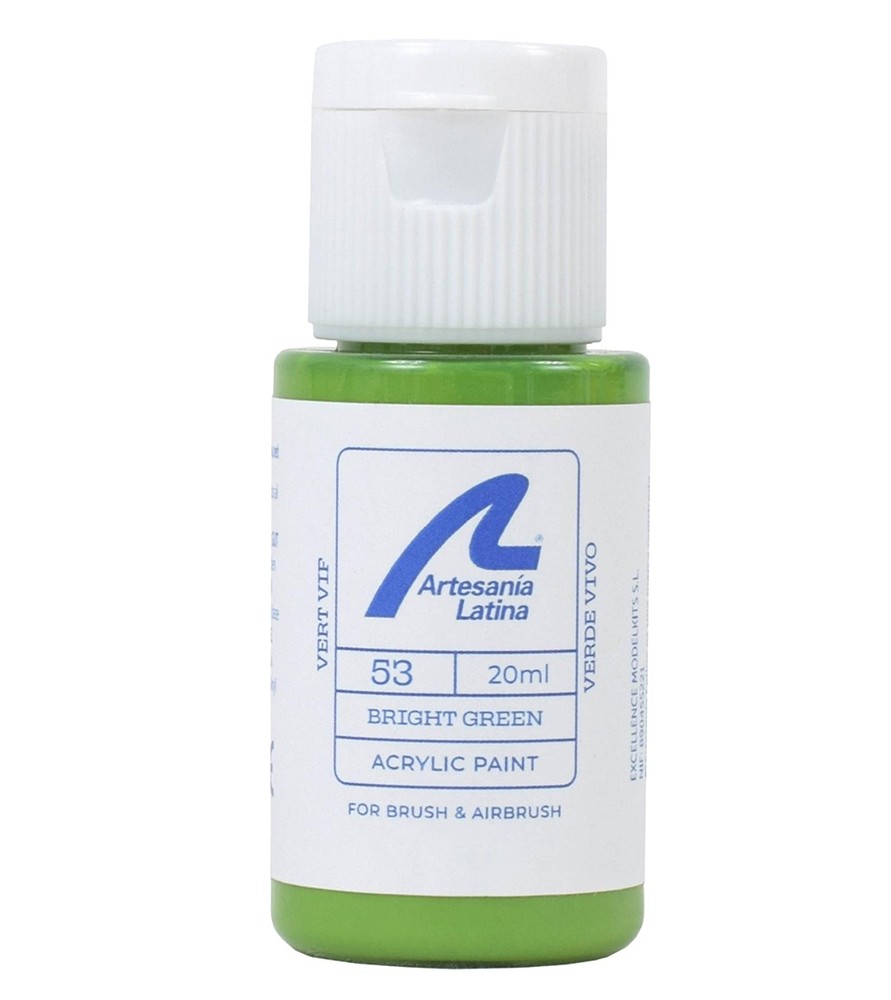 Farbe auf Wasserbasis: Vivid Green (20 ml)