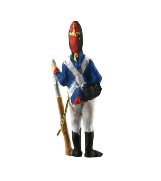 Set van 16 metalen figuren met accessoires voor Spaanse Armada schepen