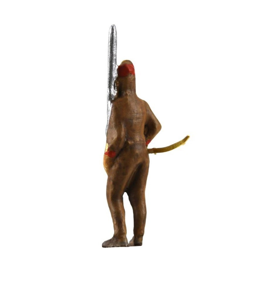 Satz von 16 Metallfiguren mit Zubehör für...