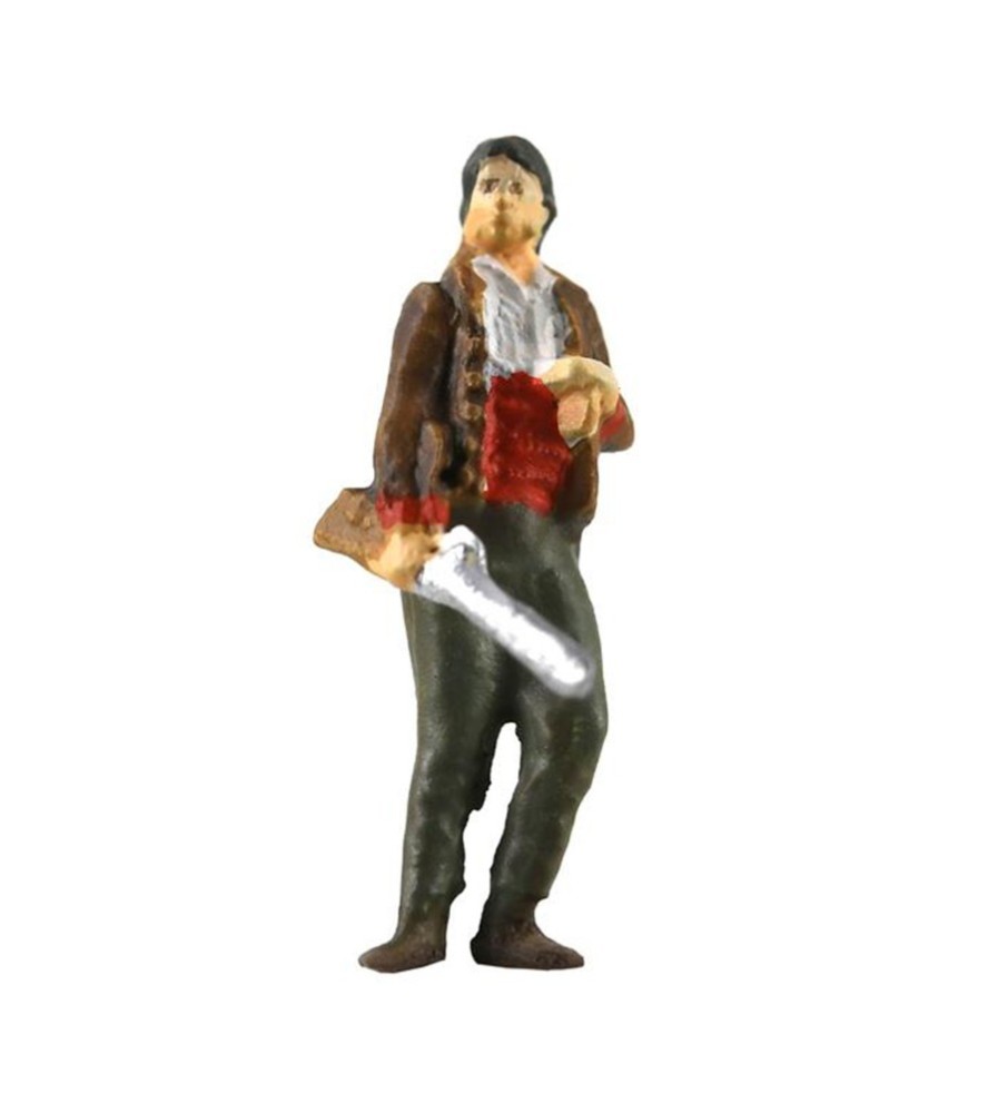 Set of 16 Metal Figurines with Accessories for...