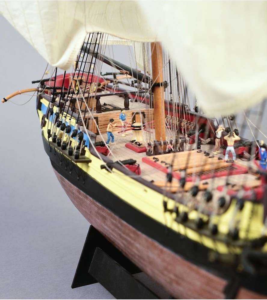 Novo BERGANTIN HMS Supply 1:50. Modelo de navio...