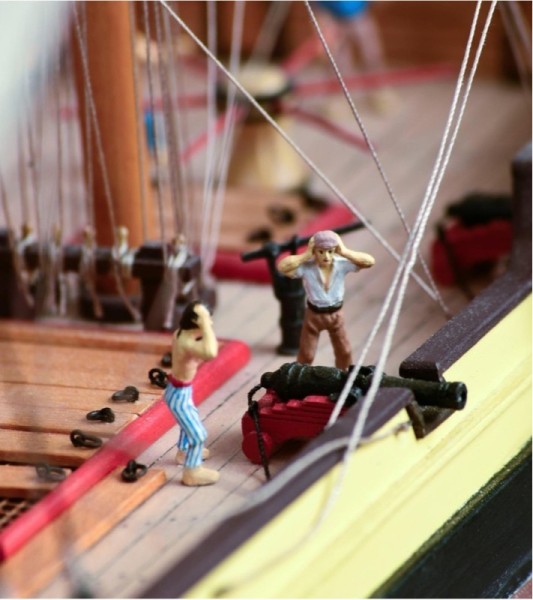 Новый вооруженный корабль BERGANTIN HMS Supply 1:50. деревянная модель