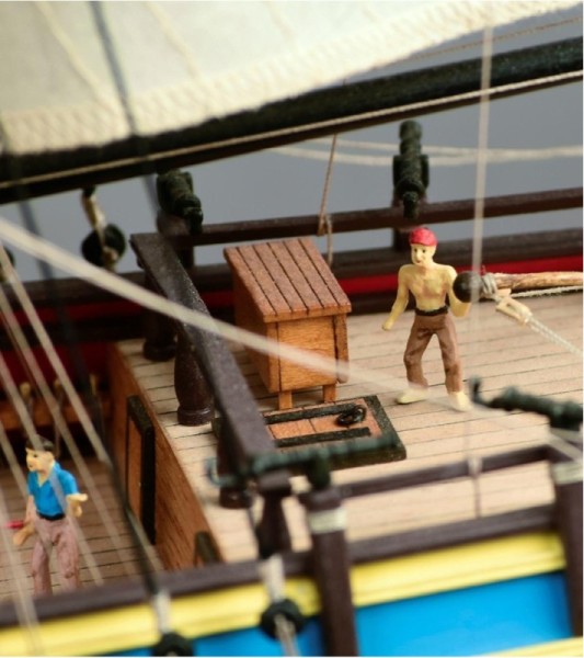 Новый вооруженный корабль BERGANTIN HMS Supply 1:50. деревянная модель