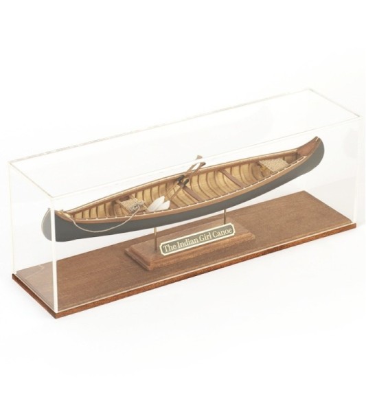 The Indian Girl Canoe. 1:16 Wooden Scale Model Ship