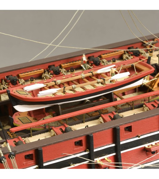 Navire de Ligne Santísima Trinidad 1:84. Maquette de Bateau en Bois