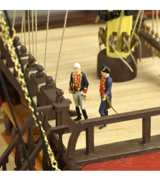 Navire de Ligne Santísima Trinidad 1:84. Maquette de Bateau en Bois