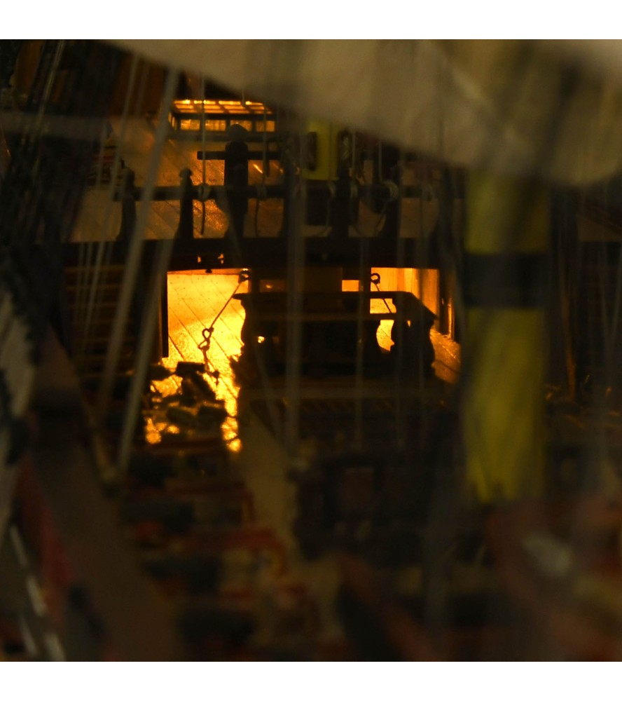 Modello di nave in legno Santisima Trinidad 1:84