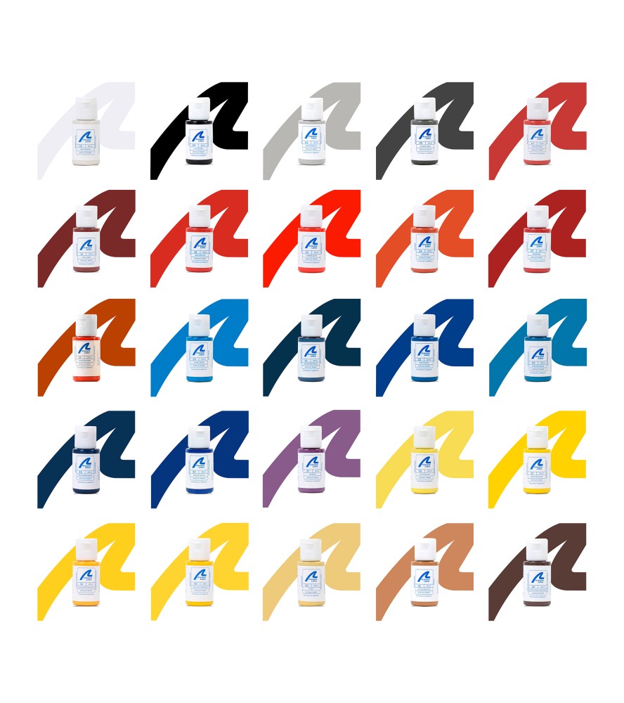 Farbe auf Wasserbasis: Aluminium (20 ml)