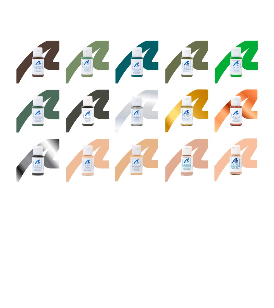 Pintura al Agua: Aluminio (20 ml)