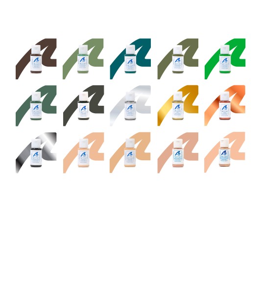 Peinture à l'Eau: Aluminium (20 ml)