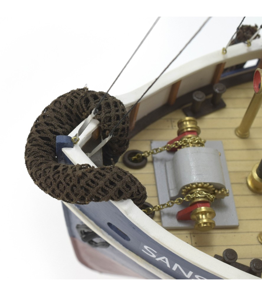 Remorqueur Sanson 1:50. Maquette Bateau en Bois...