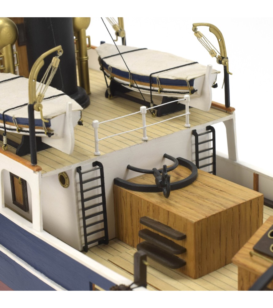 Remorqueur Sanson 1:50. Maquette Bateau en Bois...