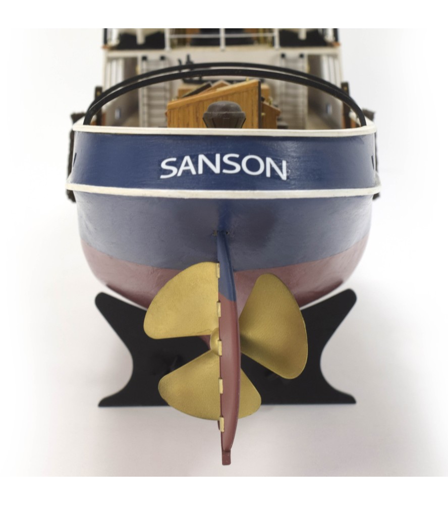 Remorqueur Sanson 1:50. Maquette Bateau en Bois...
