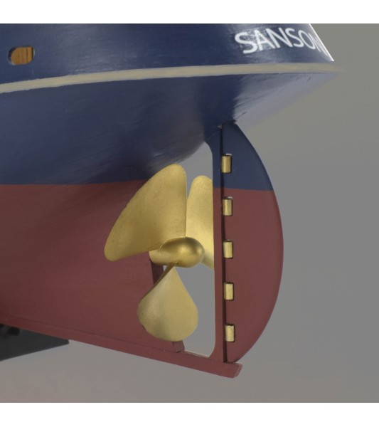 Sanson Tugboat. 1:50 Wooden Model Ship Kit (R/C Compatible)