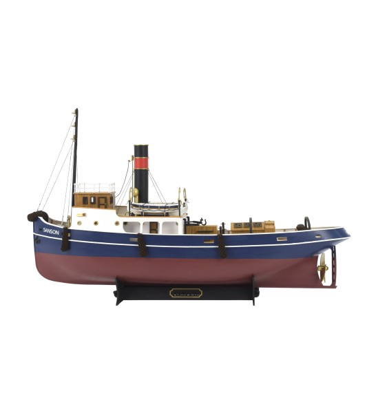 Holownik Sanson. drewniany model statku w skali 1:50 (kompatybilny z modelami R/C)