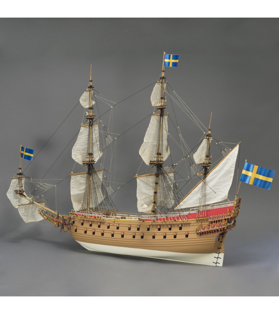 Oorlogsschip Vasa 1:65. Houten modelschip