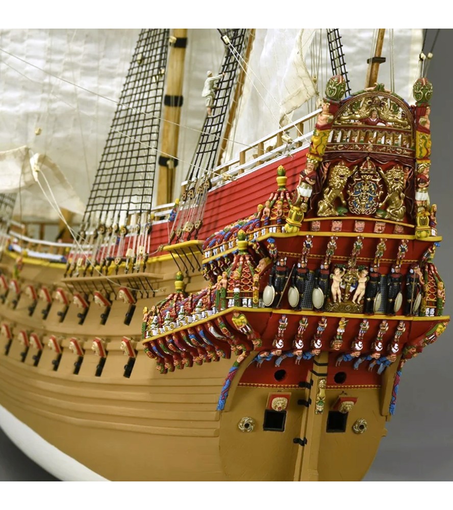 Navío de Guerra Vasa 1:65. Maqueta de Barco en...