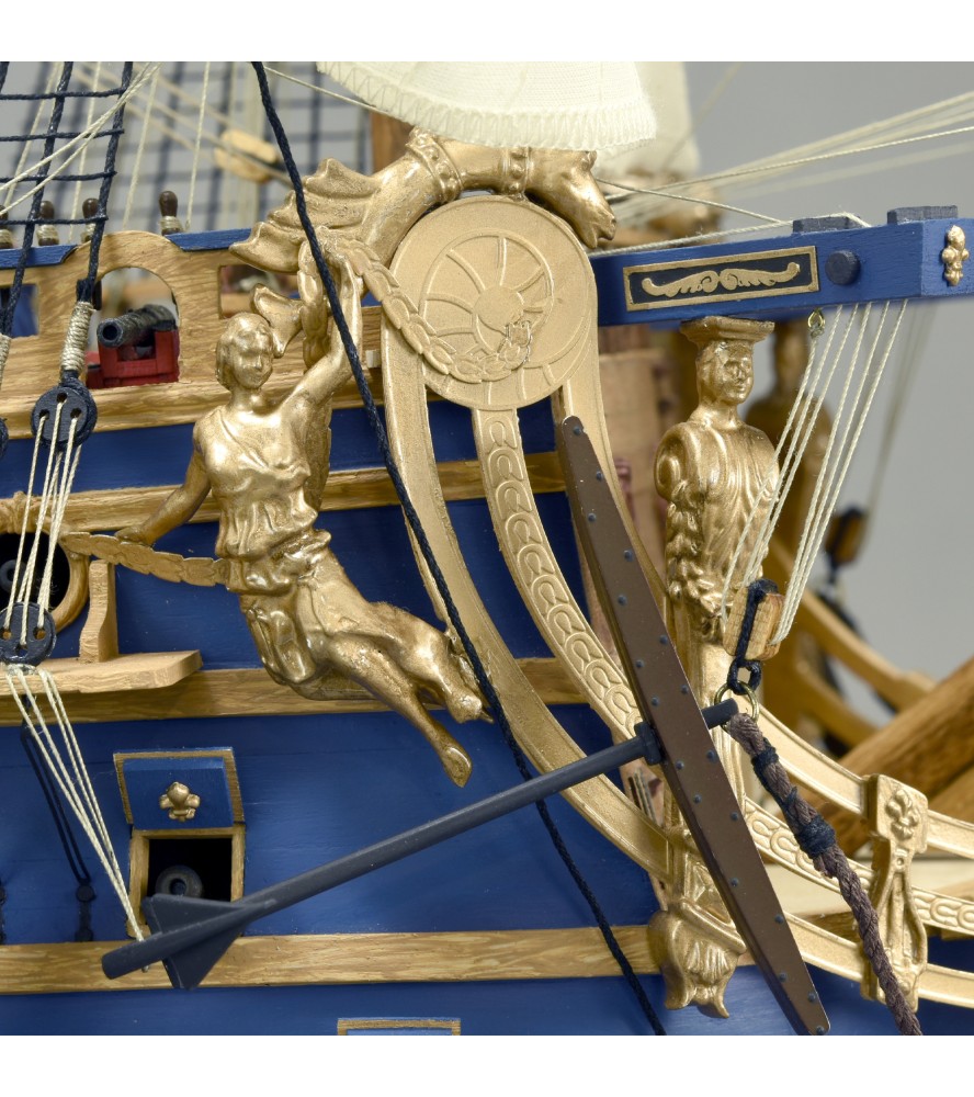 Warship Soleil Royal. 1:72 Wooden Model Ship Kit