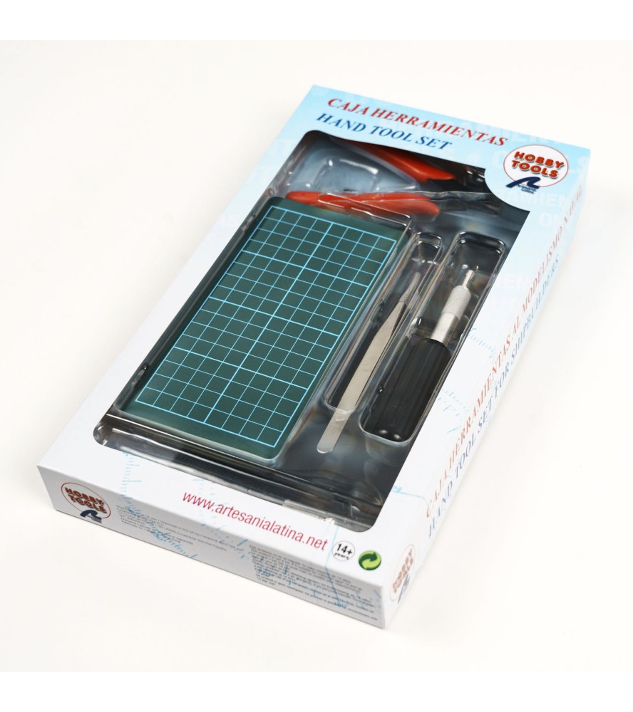 Plastic en houten modelleer gereedschapsset