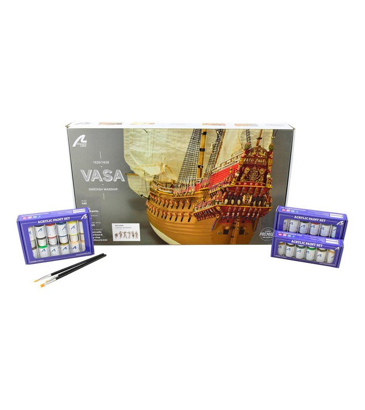 Buque de Guerra Vasa. Pack Regalo con Maqueta, Pinturas y... 2