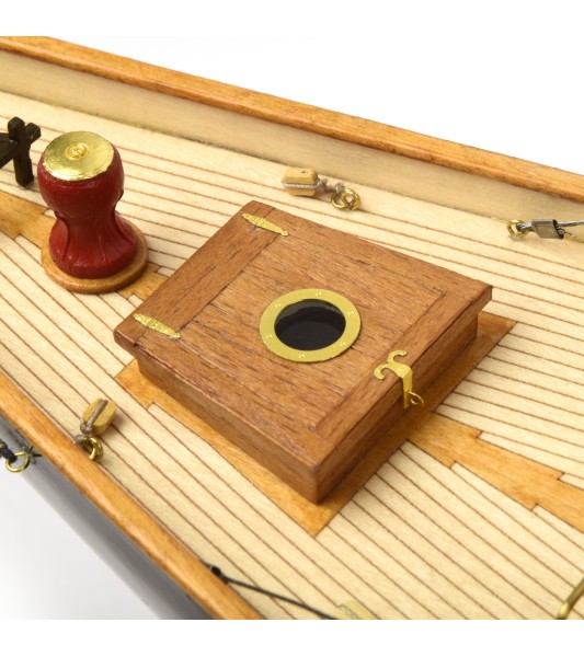 Cotre Pen Duick 1:28. Maquette Bateau en Bois