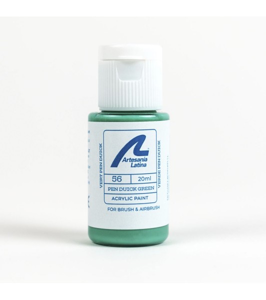 Vandbaseret maling: Pen Duick Green (20 ml)