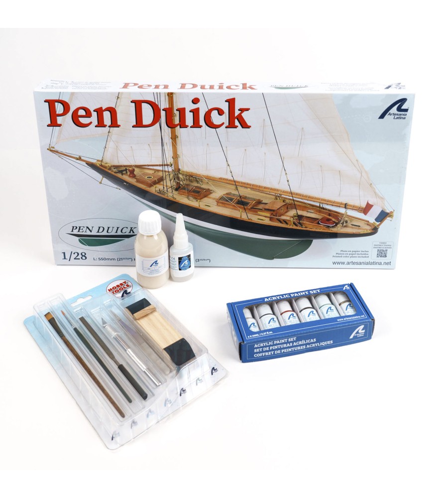 Pen Duick. Pack Regalo con Maqueta, Pinturas y...