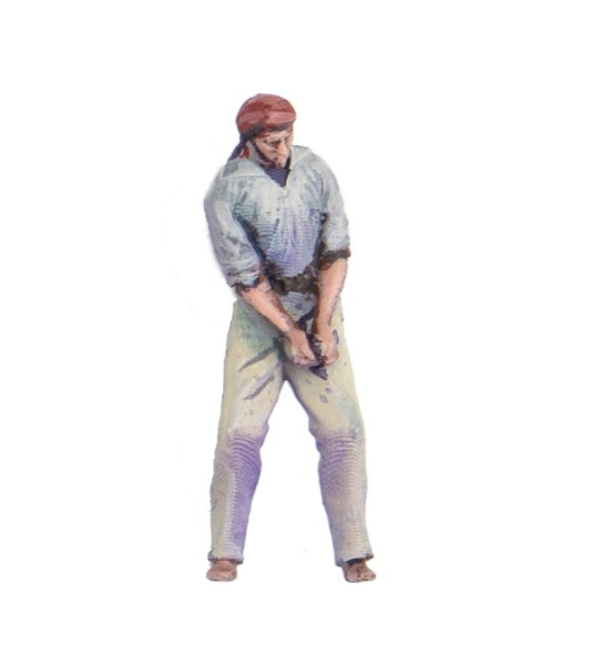 Nowy zestaw 19 metalowych figurek statków: Żeglarze (1700-1815)